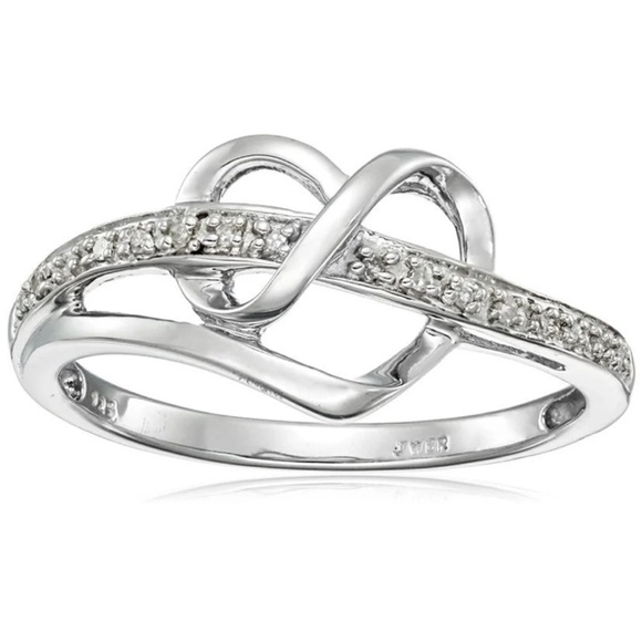Natural Diamond Heart Ring